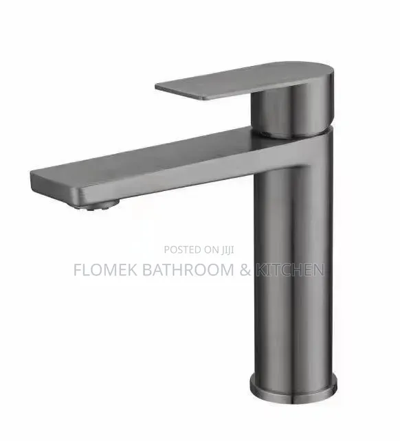 Premium Gunmetal Basin Mixer Tap – Modern Luxury Bathroom Faucet