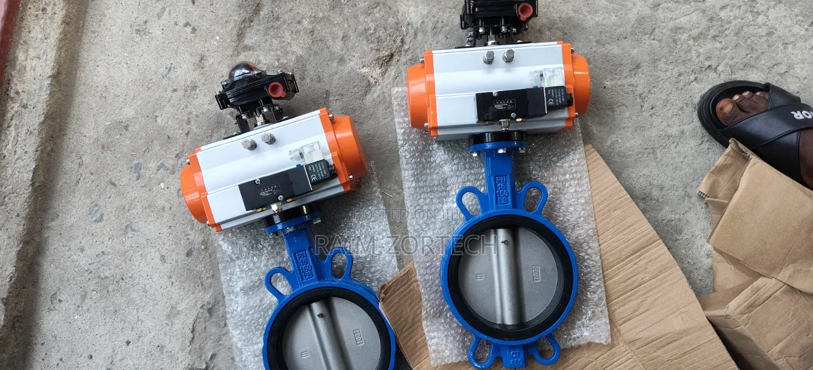 Pneumatic Butterfly Valve Epdm Rubber