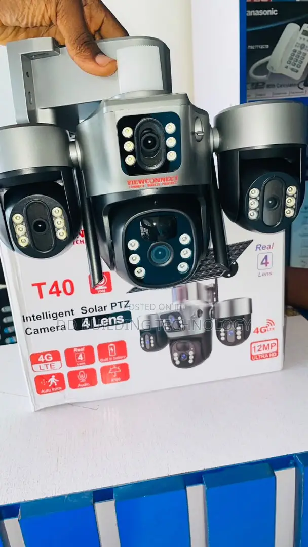 Ds-100 / T40 4-Lens Intelligent Solar PTZ Camera