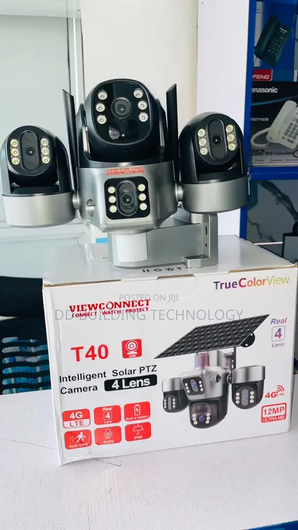 Ds-100 / T40 4-Lens Intelligent Solar PTZ Camera
