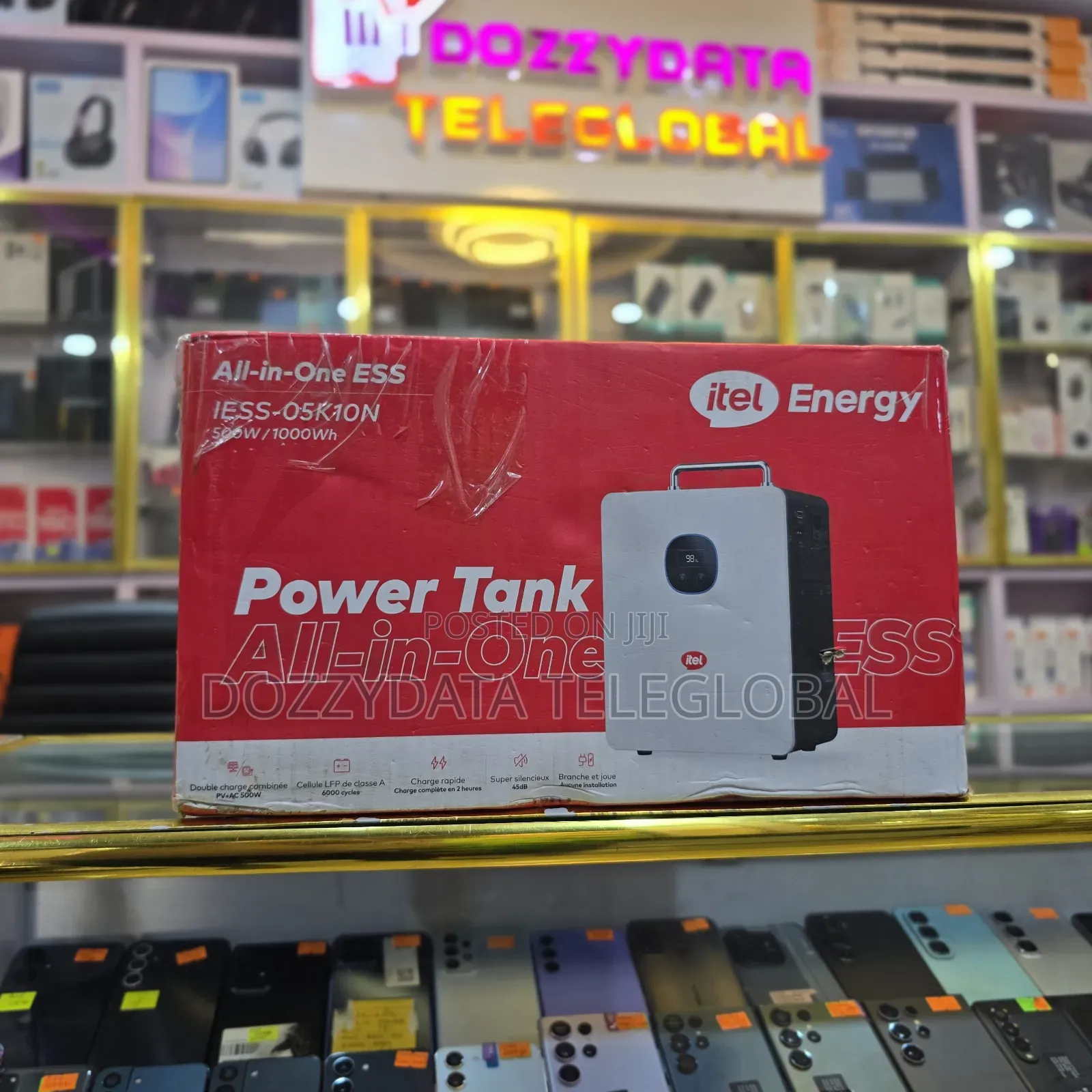 500w/1000wh Itel Power Tank Solar Generator