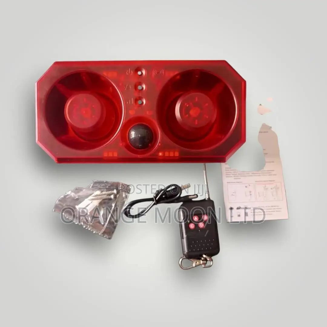 Intelligent Infrared Solar Alarm (Two Speakers With Remote)