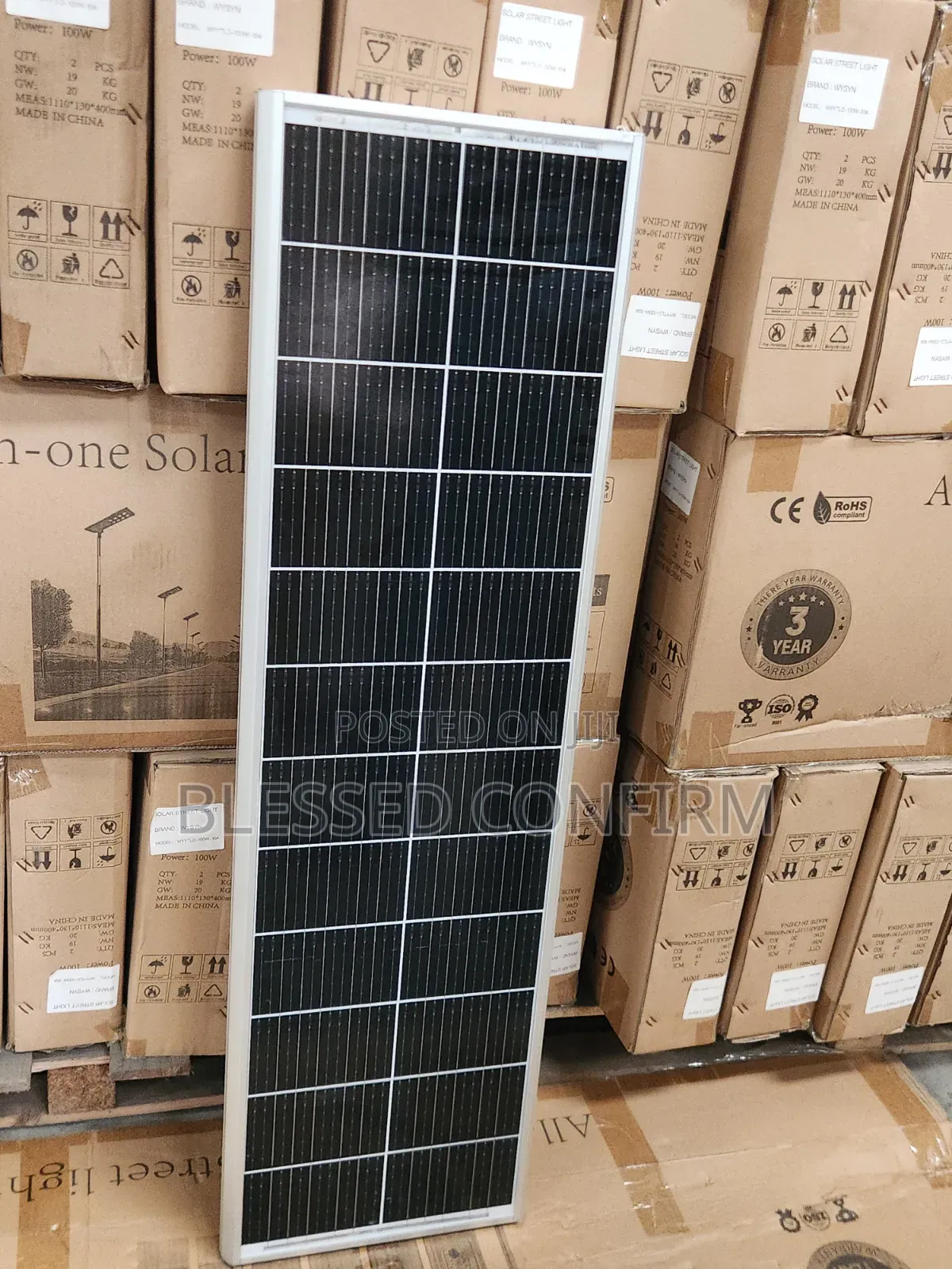 12 Eyes All in One Solar Street Light 120w