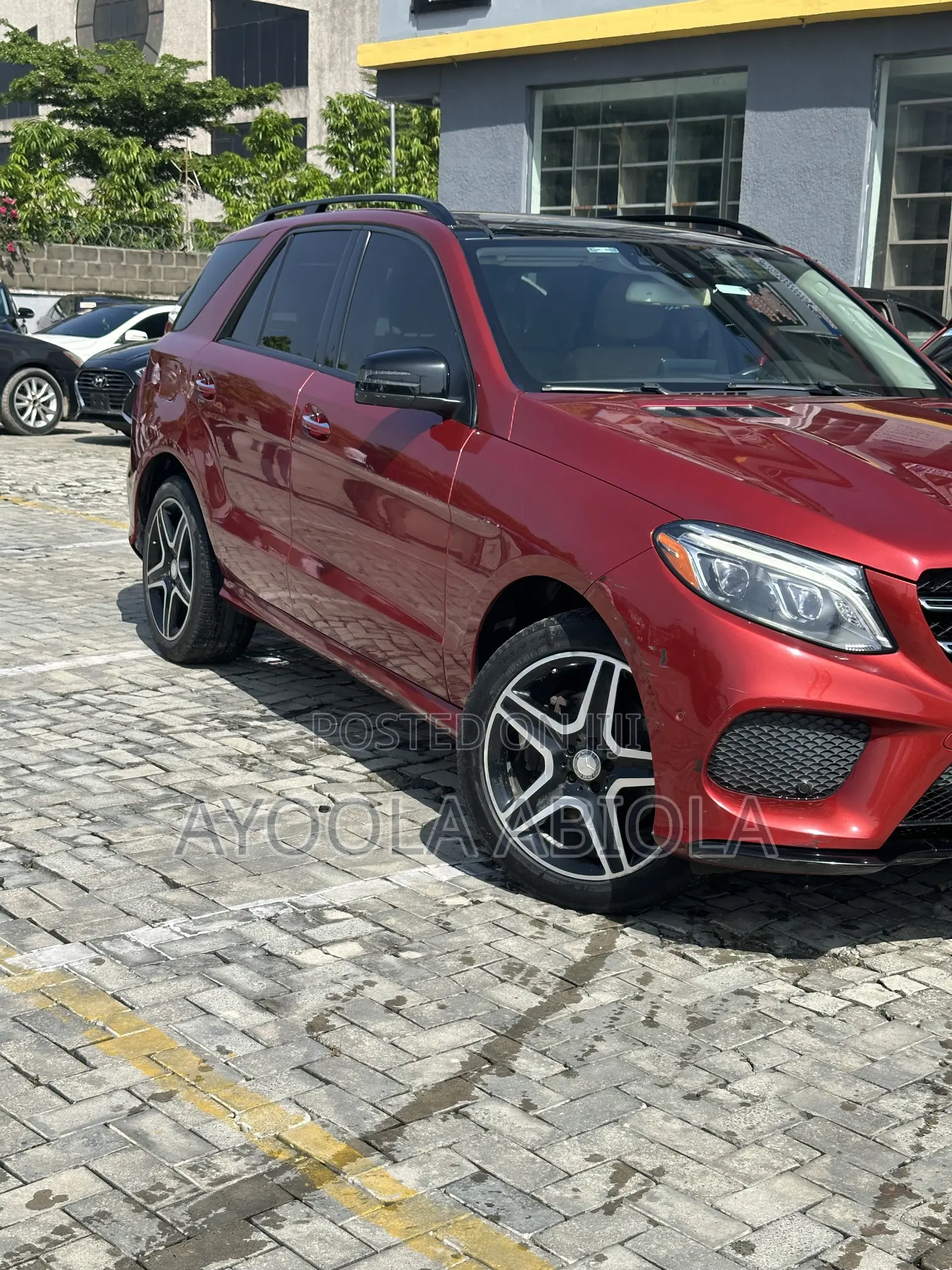 Mercedes-Benz GLE-Class GLE 350d 4MATIC 2017 Red
