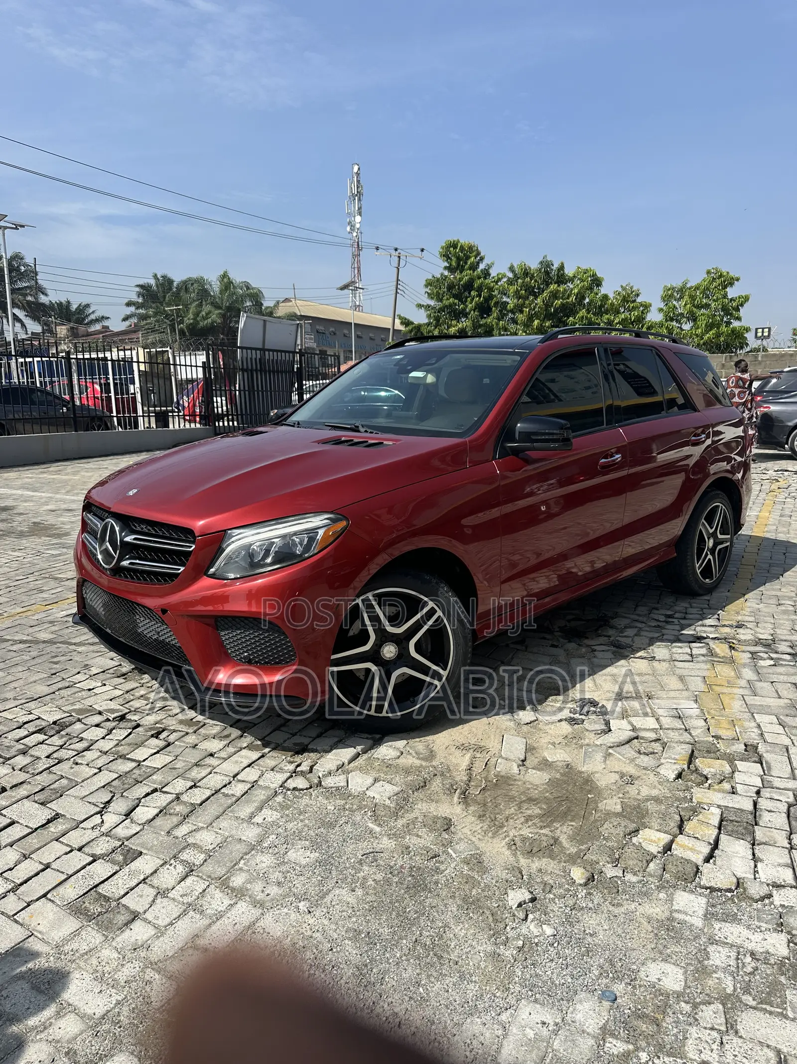 Mercedes-Benz GLE-Class GLE 350d 4MATIC 2017 Red