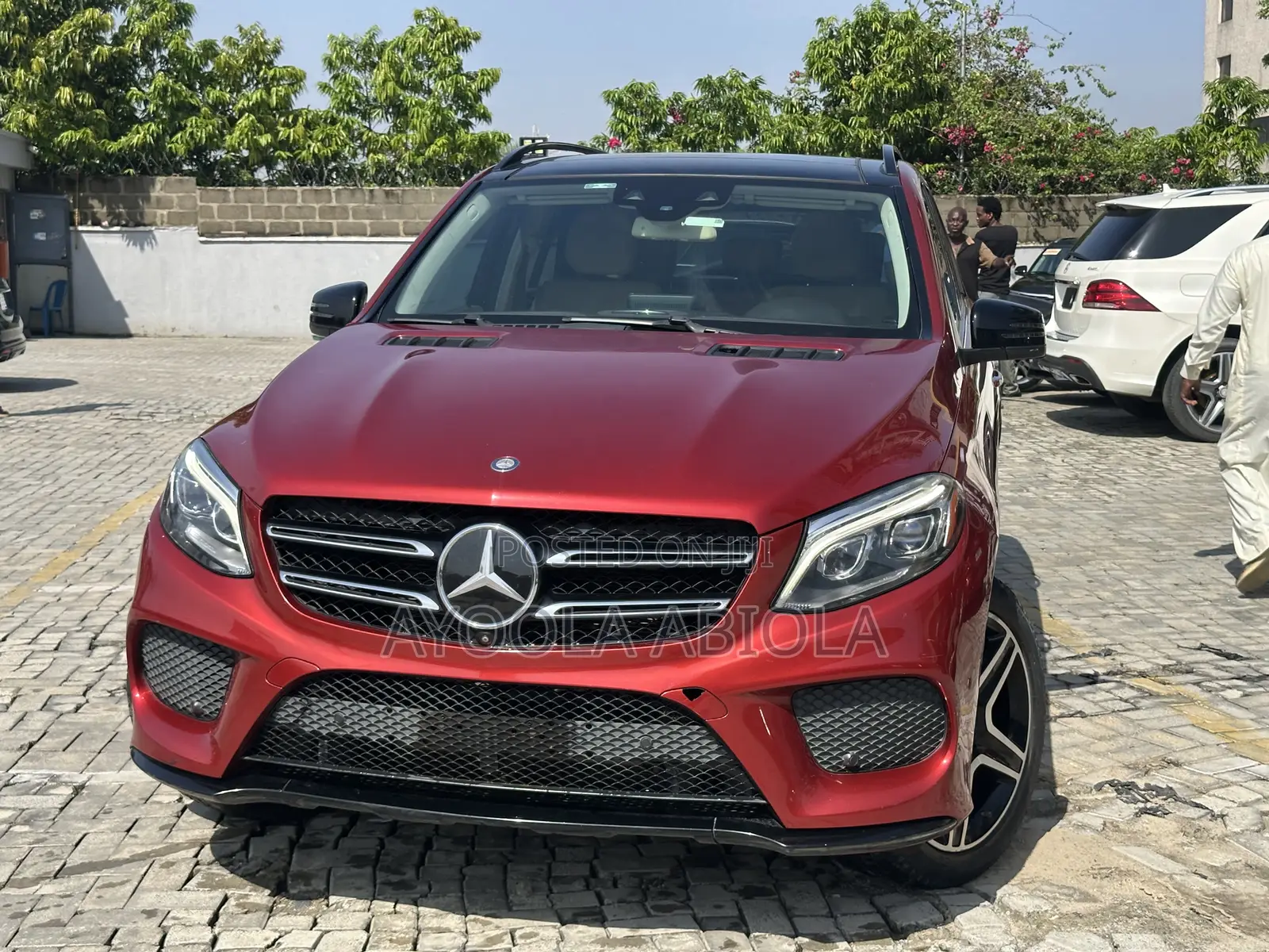 Mercedes-Benz GLE-Class GLE 350d 4MATIC 2017 Red