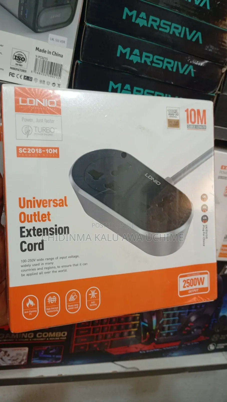 Ldnio | Sc2018 2 Ac Outlet Universal Extension Power Socket 10m