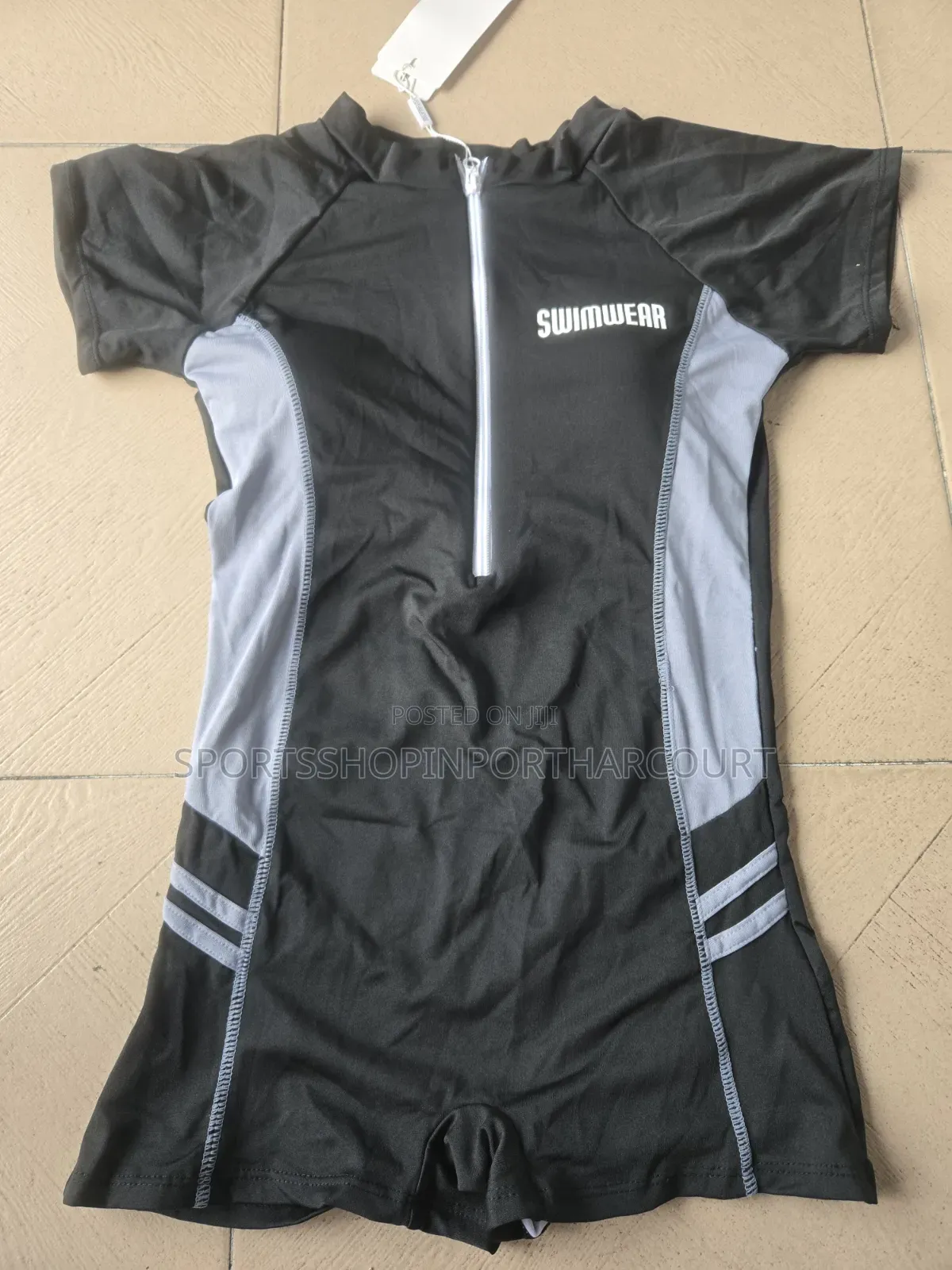 Female Swimming Suit Zip Up