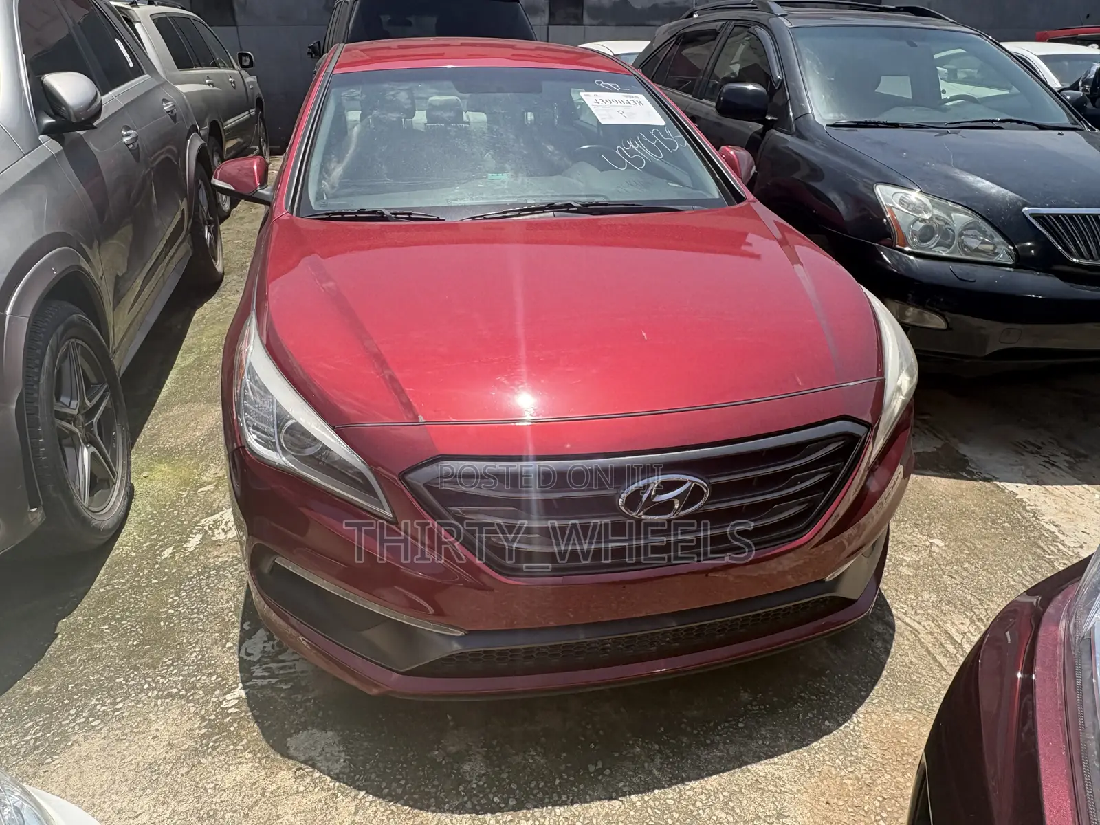 Hyundai Sonata 2015 Red