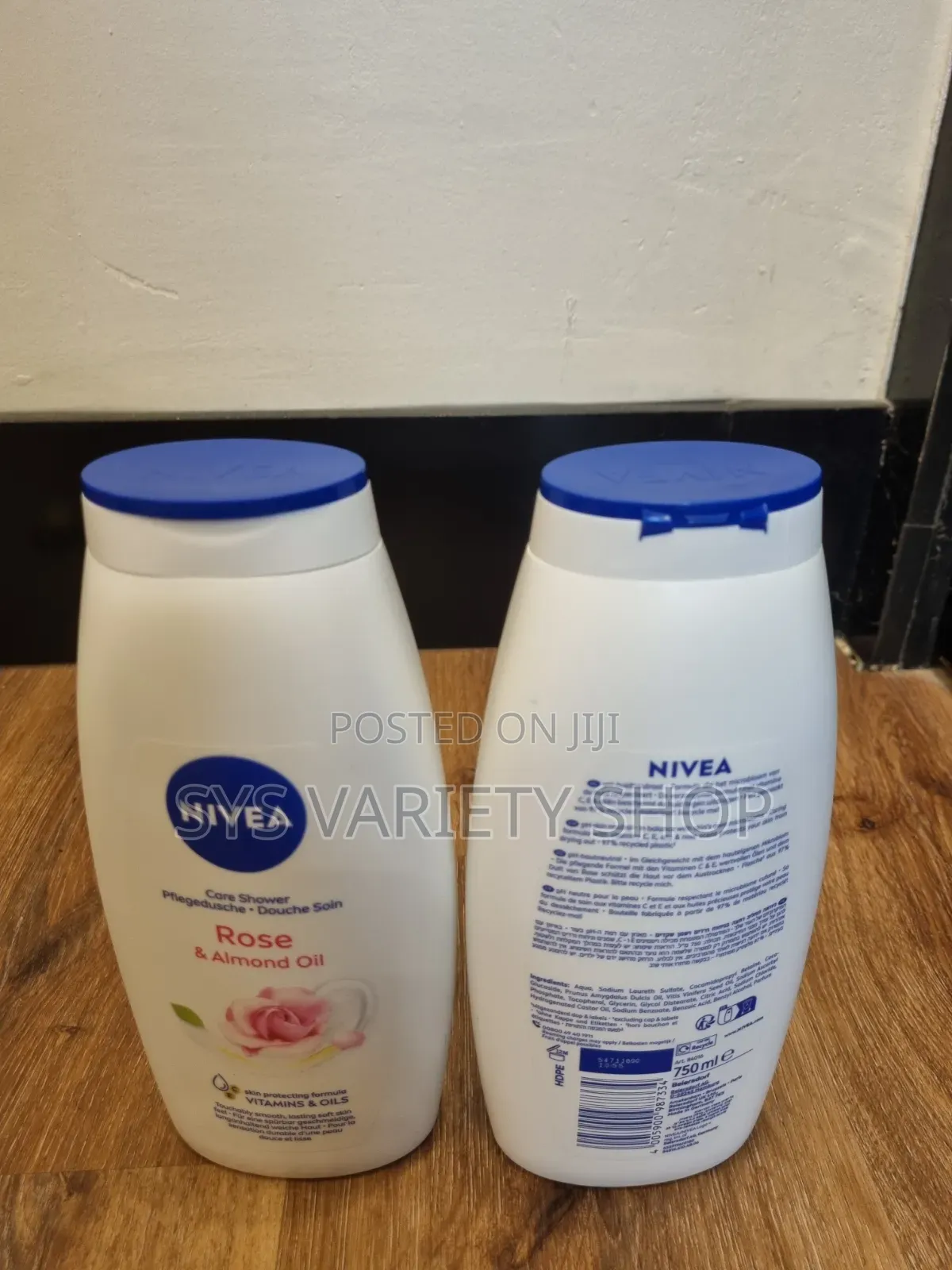 Nivea Shower Gel Rose Almond Oil