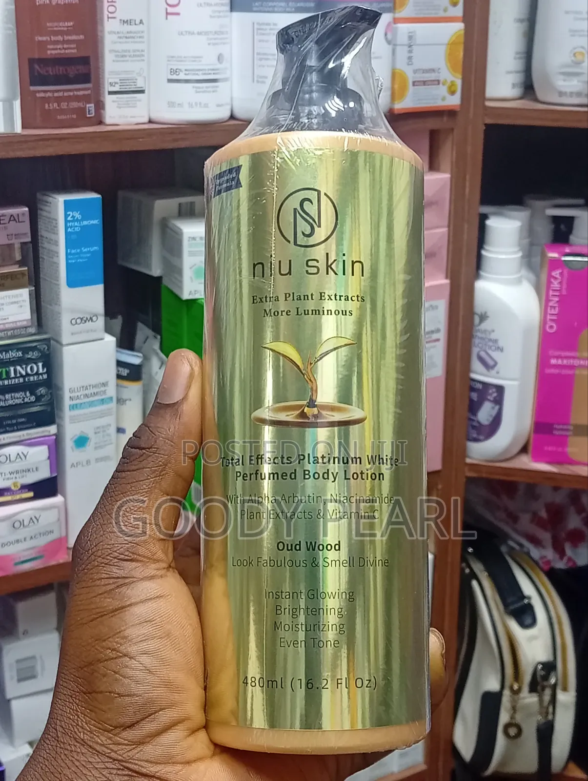 Niu Skin Total Effects Platinum White Perfumed Body Lotion