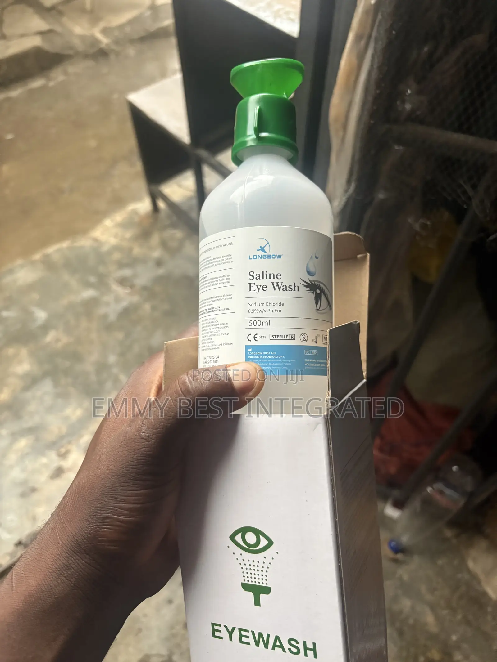 500ml Box Of Emergency Eyewash