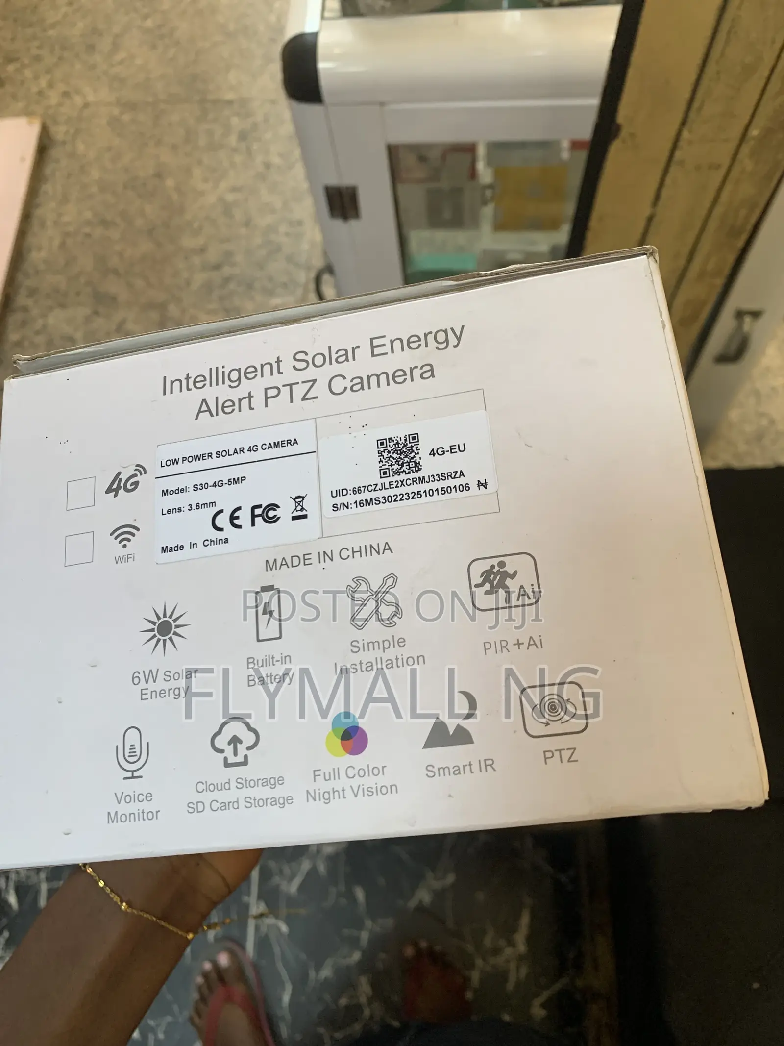 Intelligent Solar Energy Alert PTZ Camera