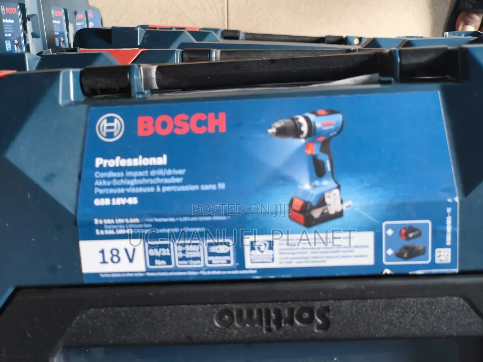 Bosch Cordless Impact Drill/Drivers GSB 18v-65