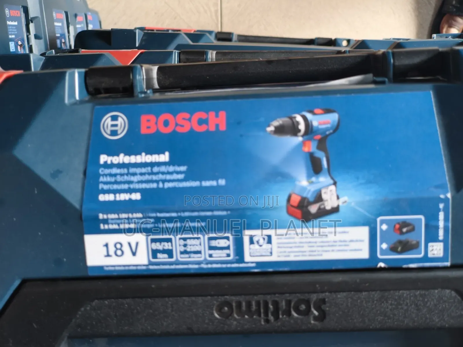 Bosch Cordless Impact Drill/Drivers GSB 18v-65