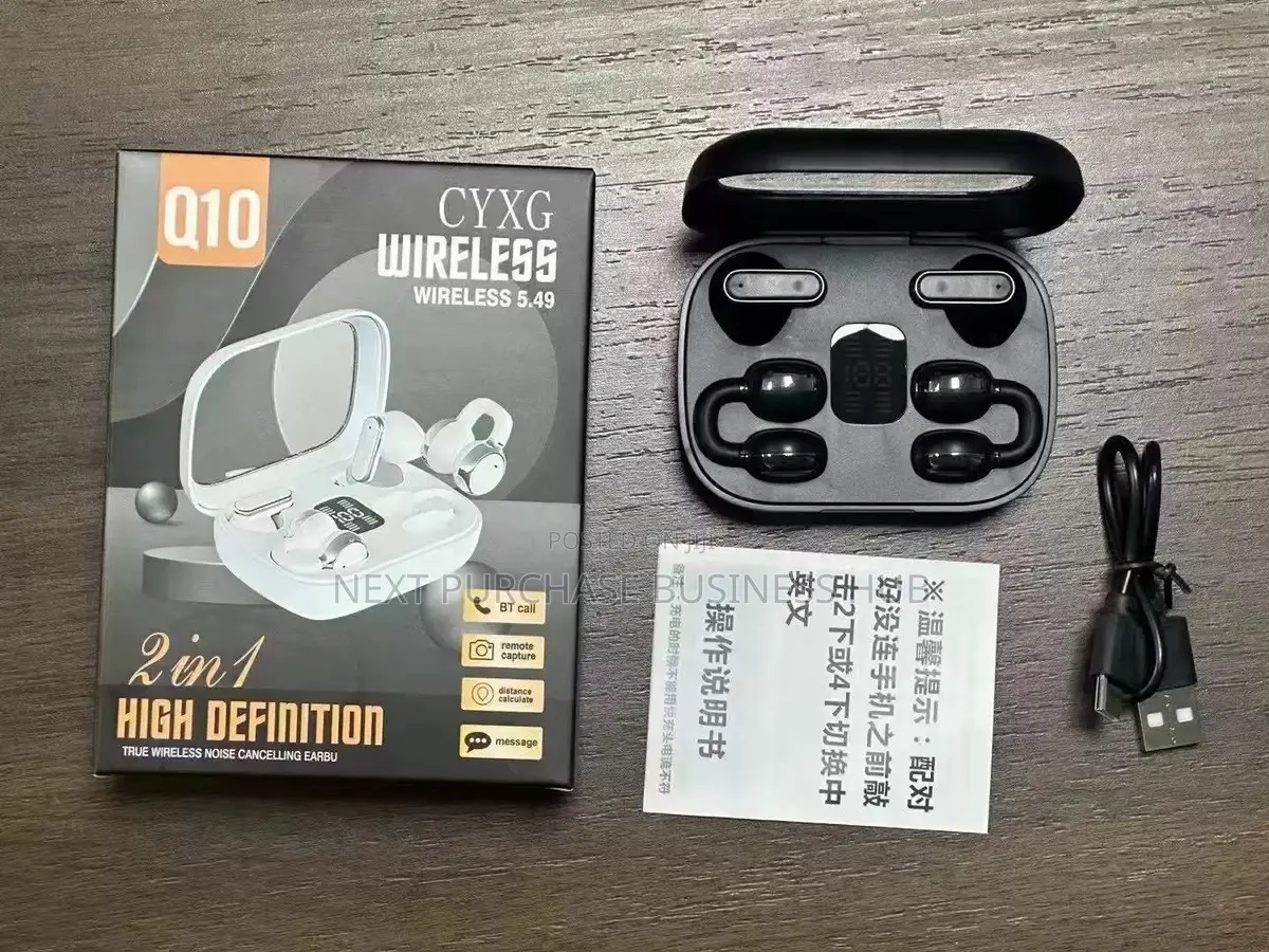 Q10 Wireless Earbuds – Clear Sound, Smart Display Long Battery Life!