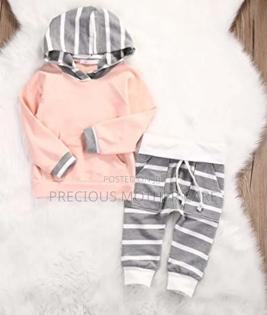 Baby Toddler Hoodi Track Suit Set