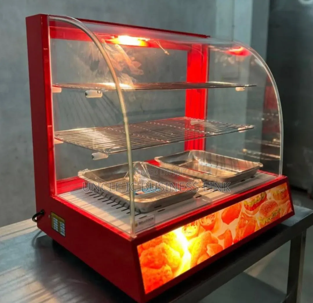 Red Snack Warmer 2 Plates