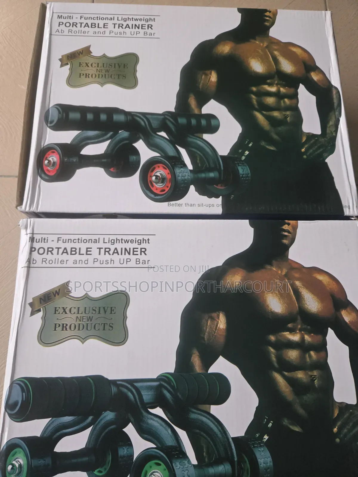 Ab Roller and Push Up Bar