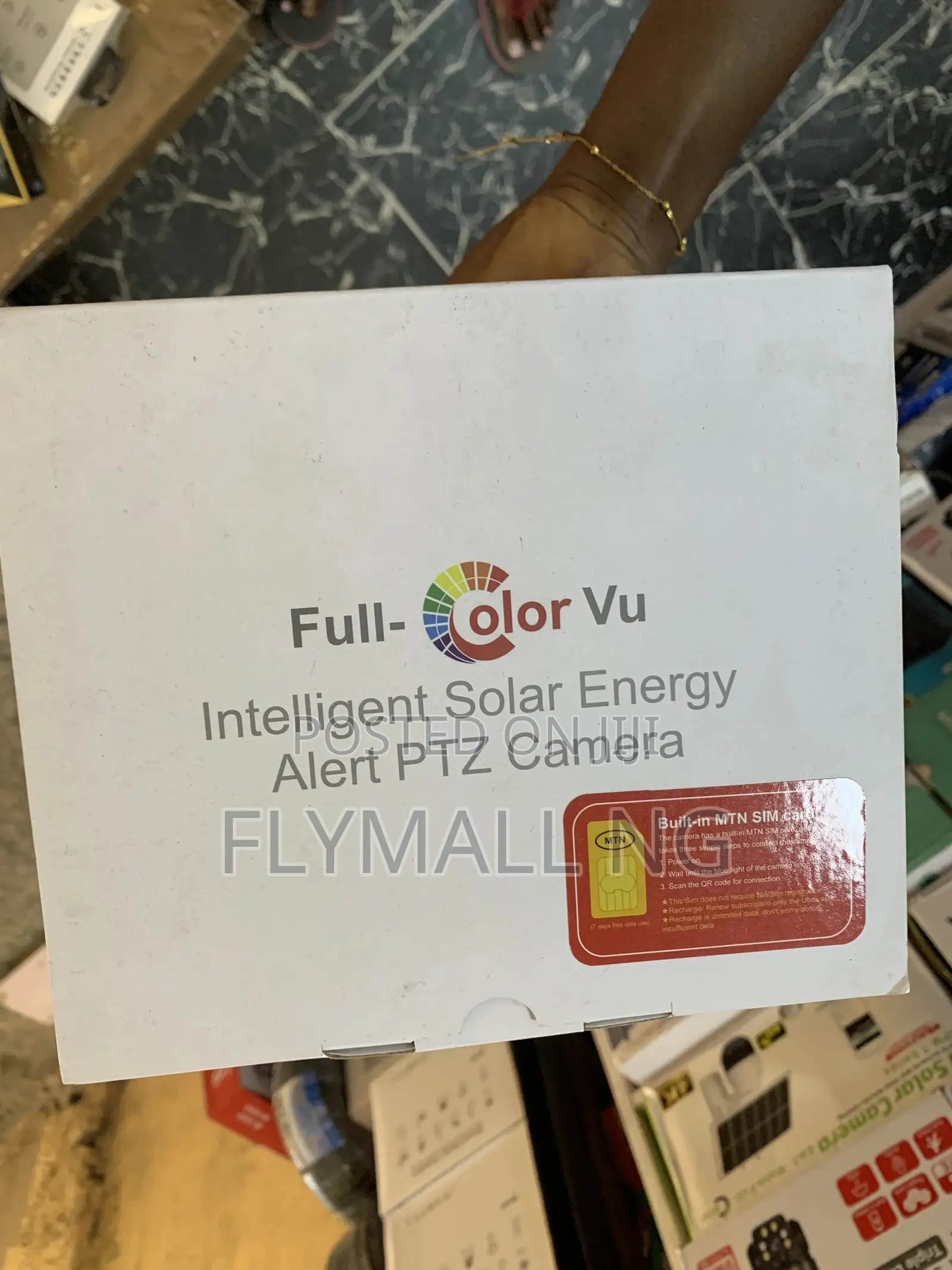 Intelligent Solar Energy Alert PTZ Camera