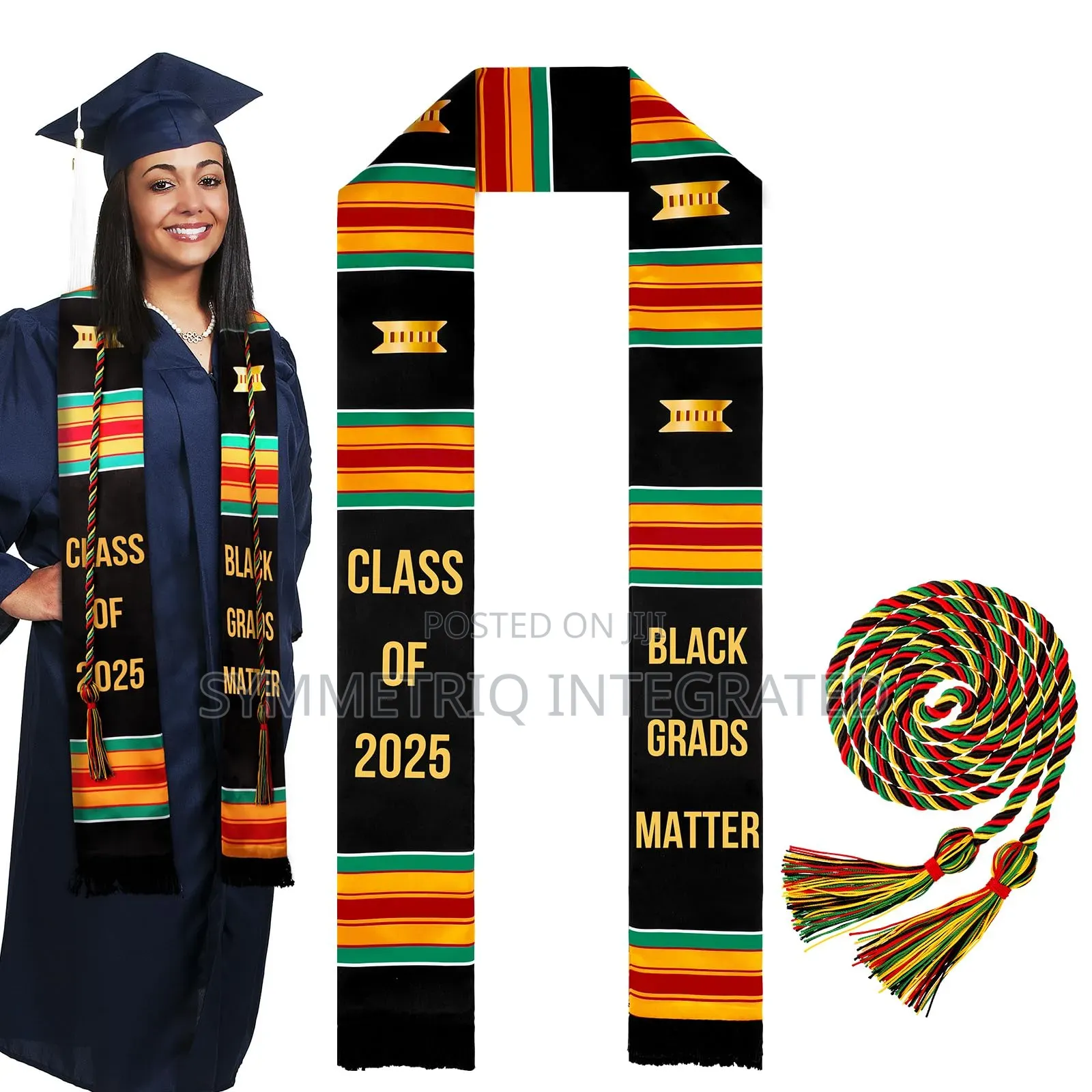 Academic Stole, Graduation Sash, Academic Scarf, Ceremonial Garment
