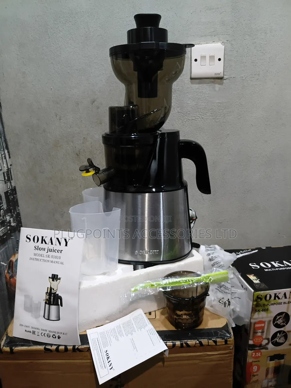 Sokany Slow Juicer Sk. 01010 800watts