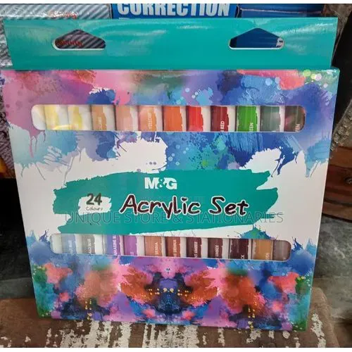 Acrylic Tube Paint 24 Colors