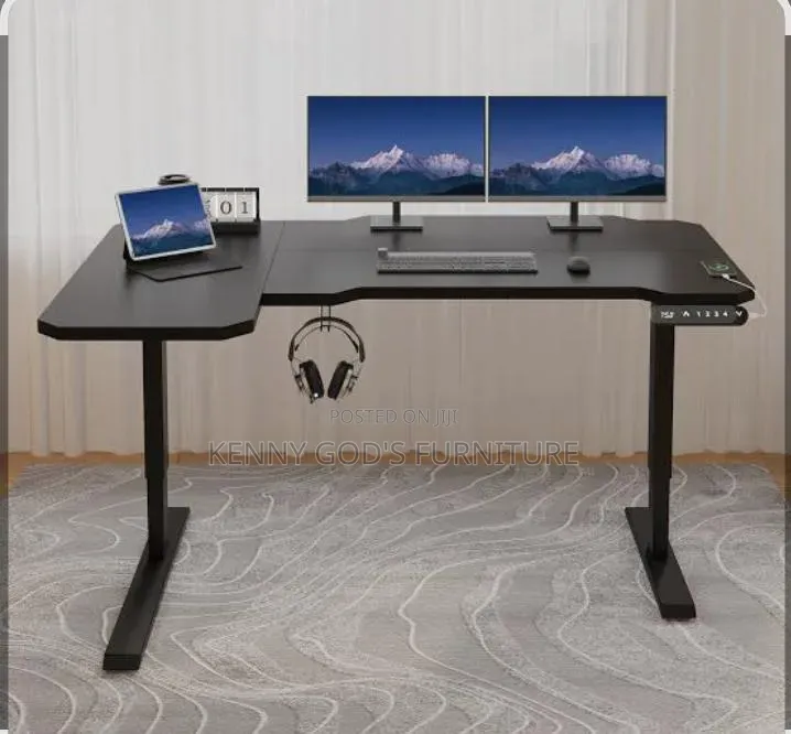 Classic L Shape Electric Adjustable Table