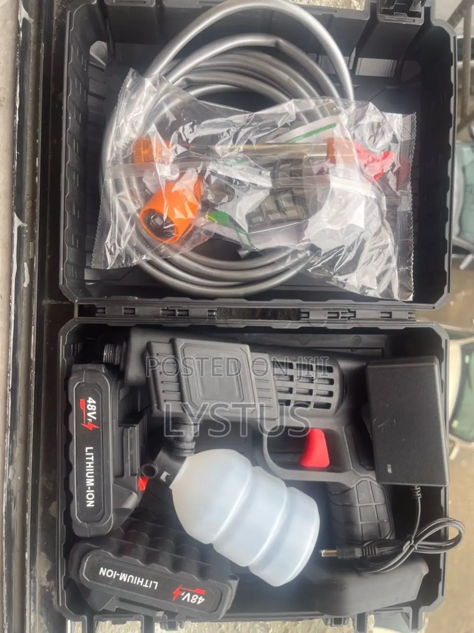Cordless High-Pressure Car Washing Gun – 48v Lithium-Ion