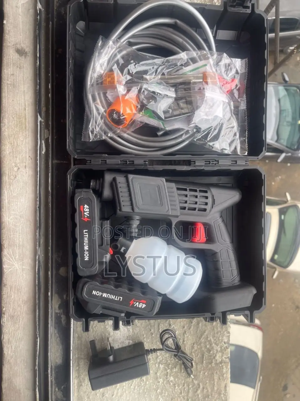 Cordless High-Pressure Car Washing Gun – 48v Lithium-Ion