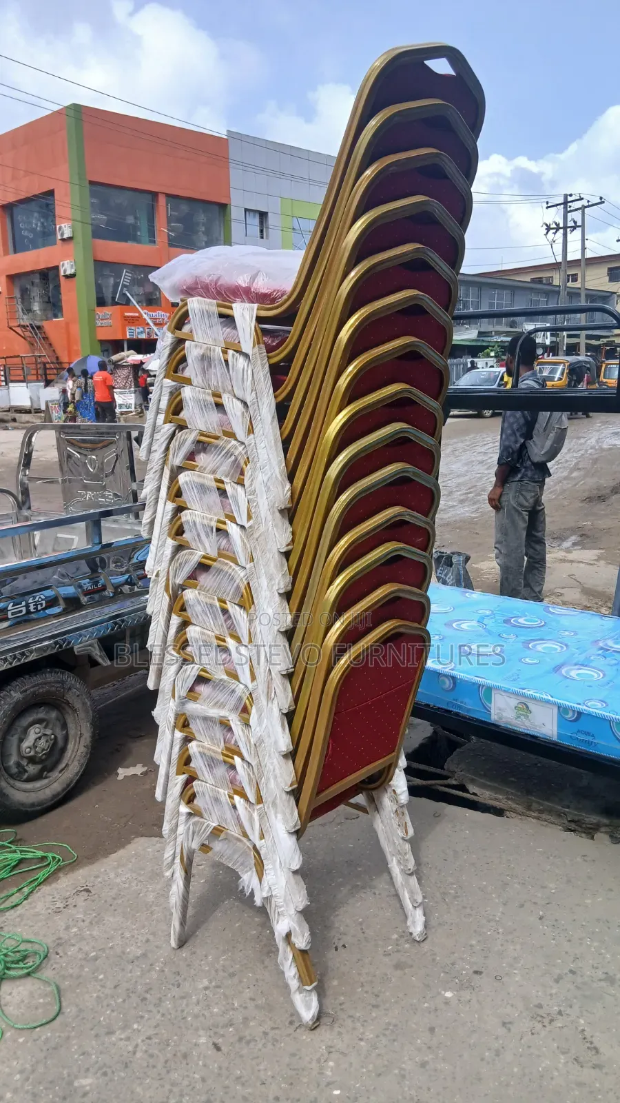 Banquet Chair Red Colour