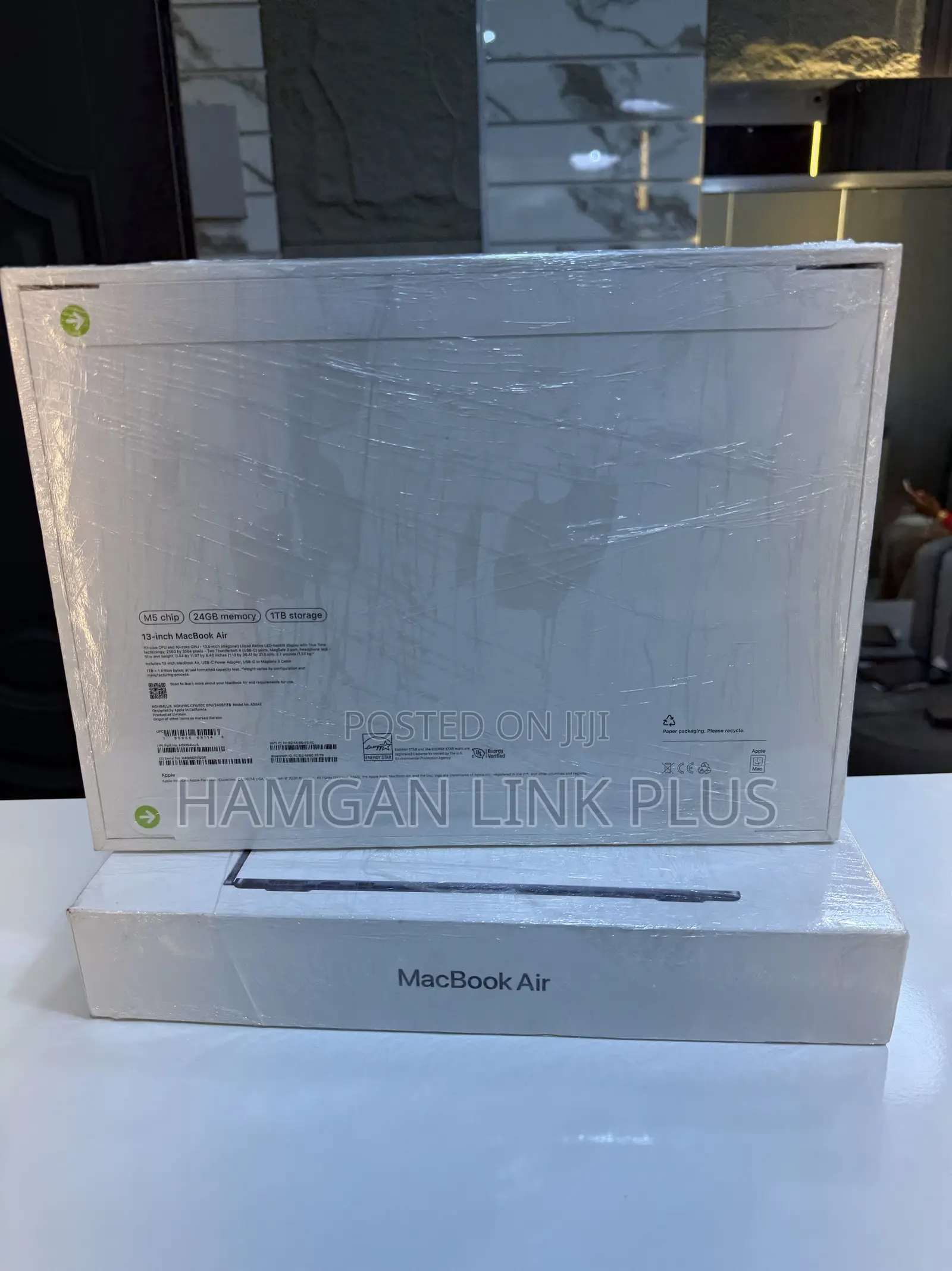 New Laptop Apple MacBook Air 2026 M5 24GB Apple M5 SSD 1T
