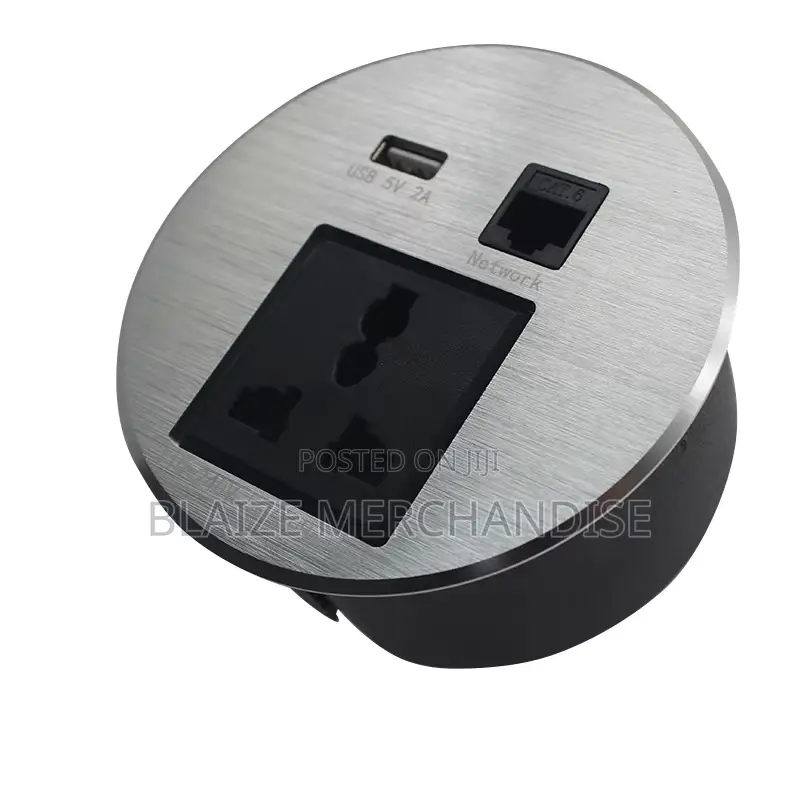 Desk Socket Furniture Desktop Socket Round Table Recessed Power Outlet