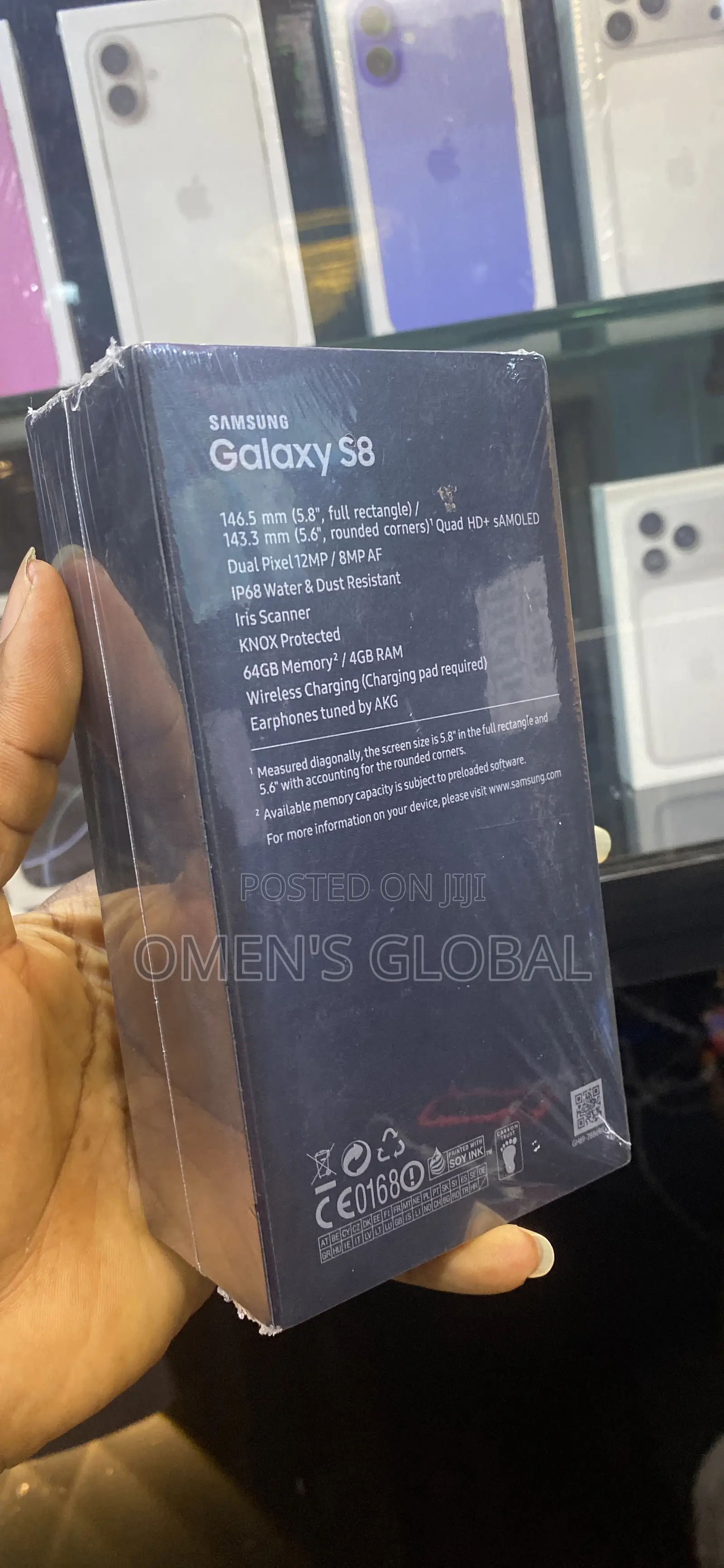 New Samsung Galaxy S8 64 GB Black