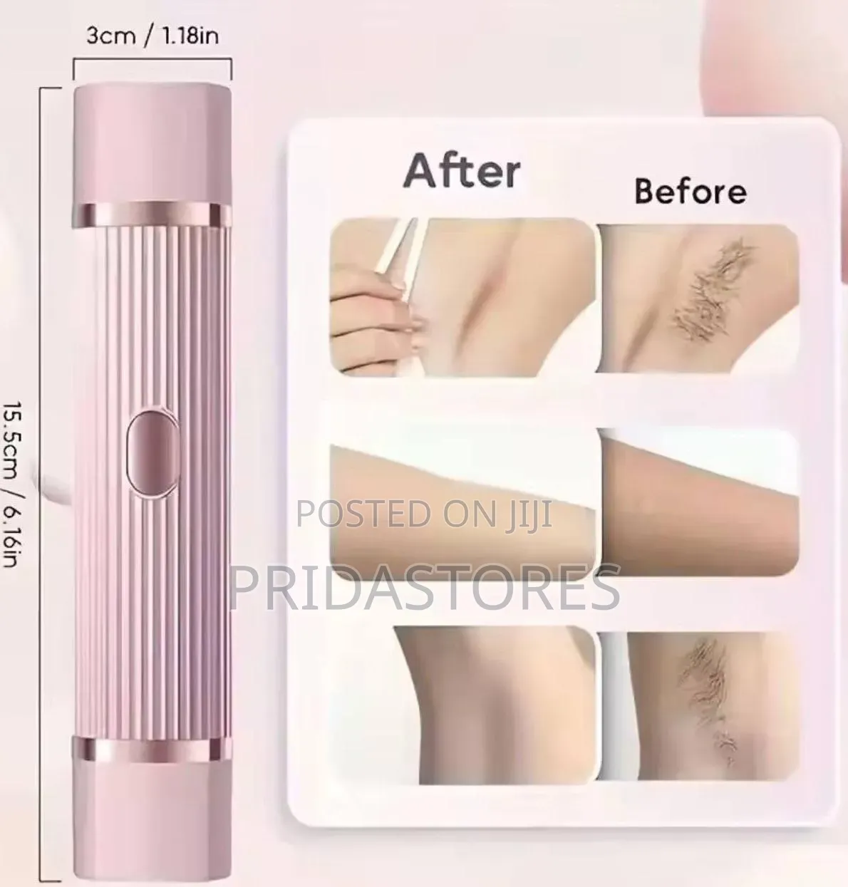 2-in-1 Rechargeable Electric Hair Removal Device