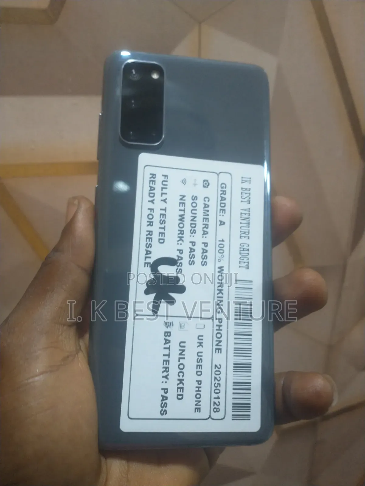 Samsung Galaxy S20 5G Uw 128 GB Gray