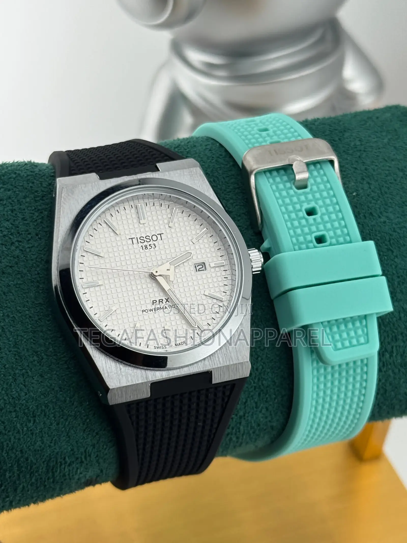 1853 PRX Tissot Rubber Strap Watch