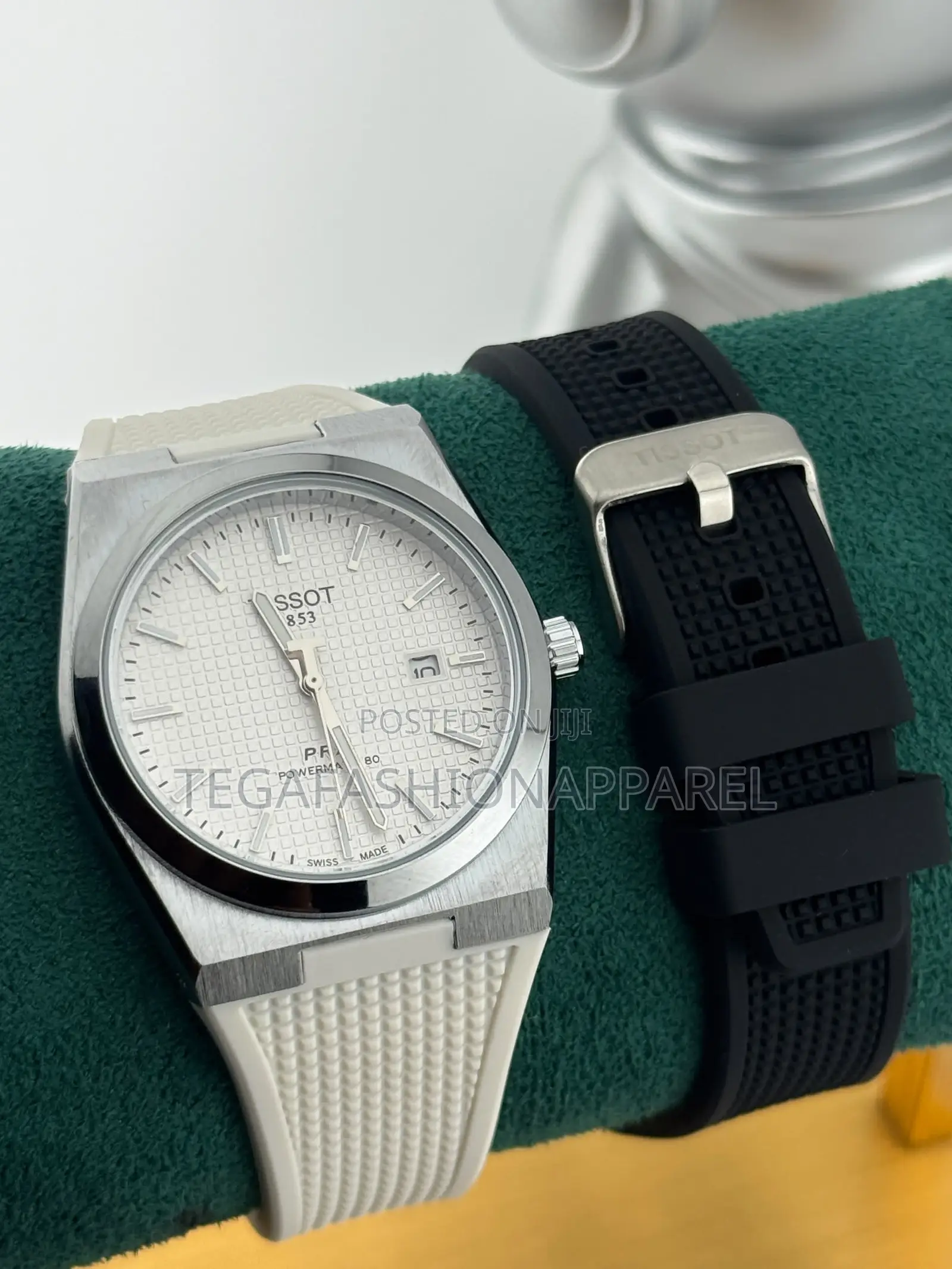 1853 PRX Tissot Rubber Strap Watch
