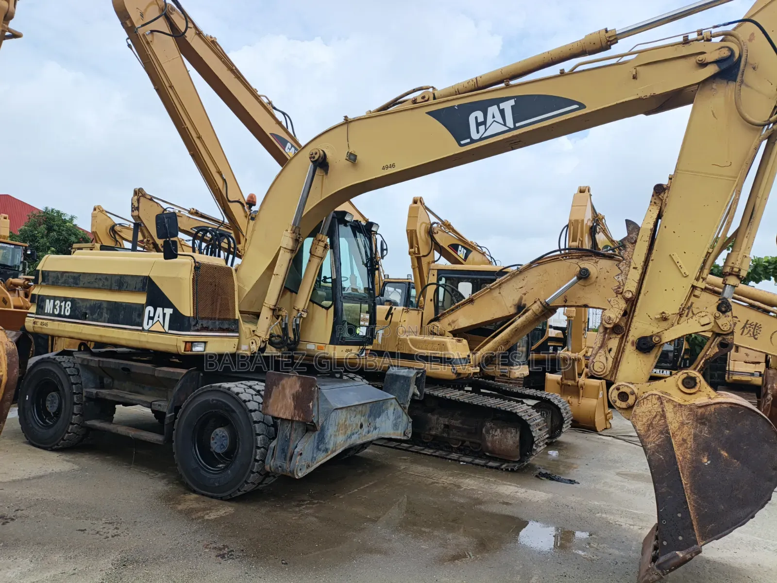 Cat 318 Wheel Escavator