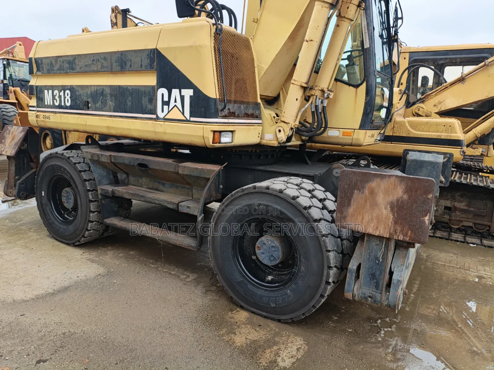Cat 318 Wheel Escavator