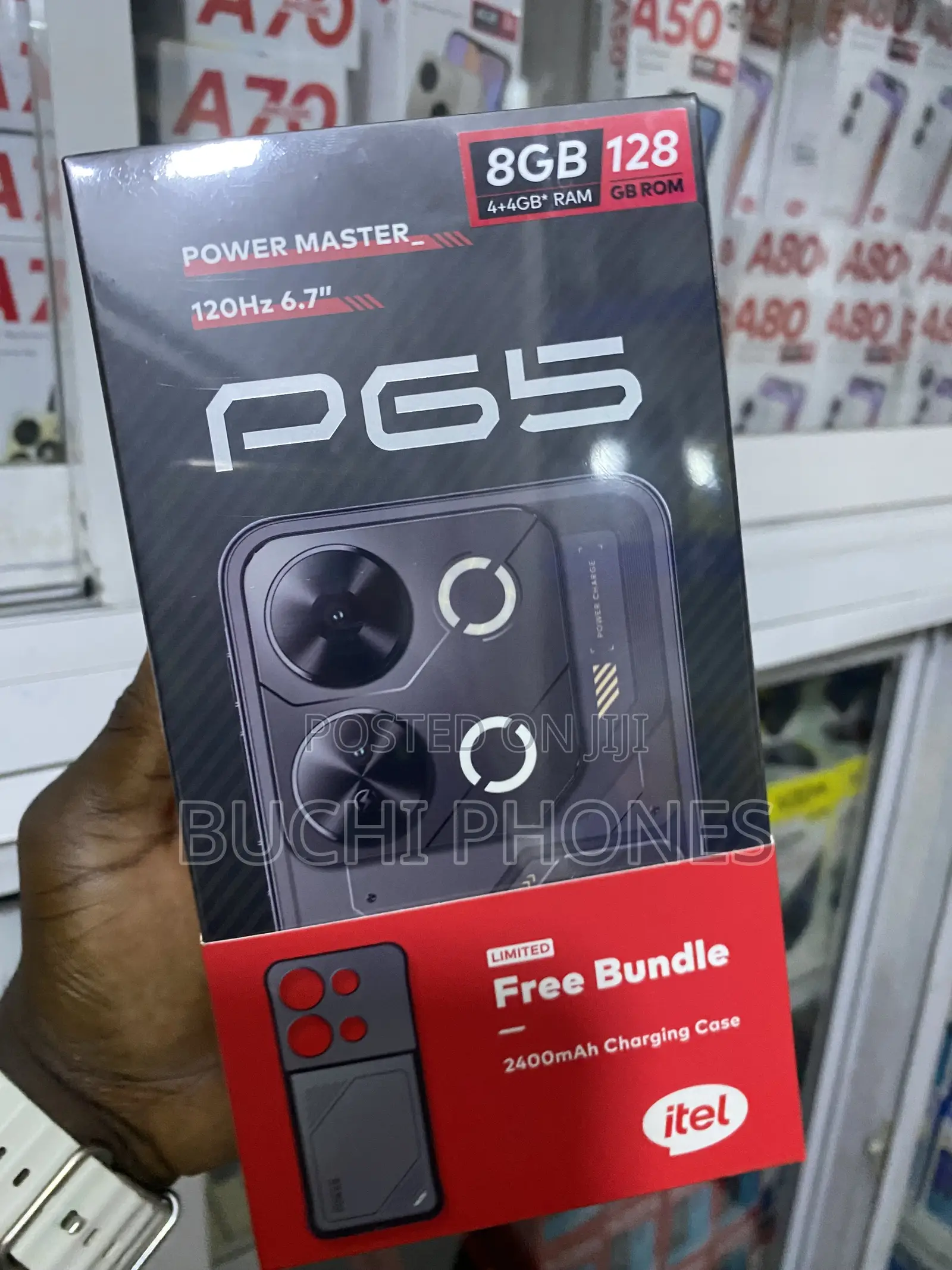 New Itel P65 128 GB Black