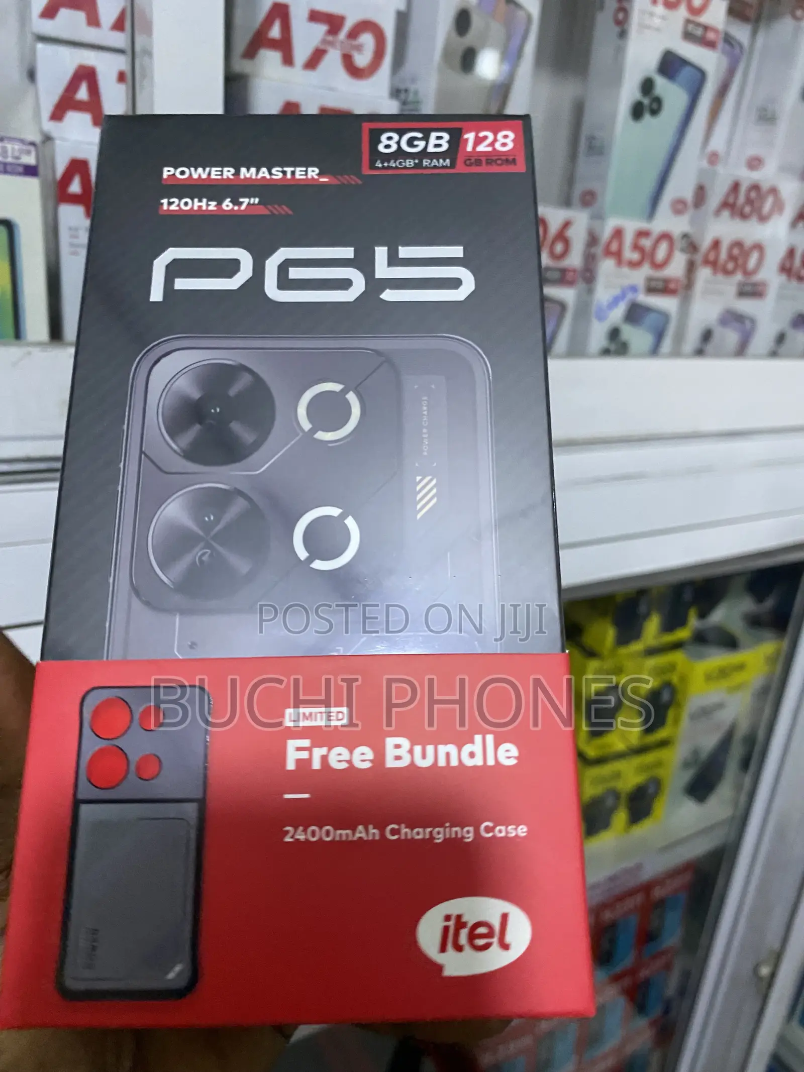New Itel P65 128 GB Black