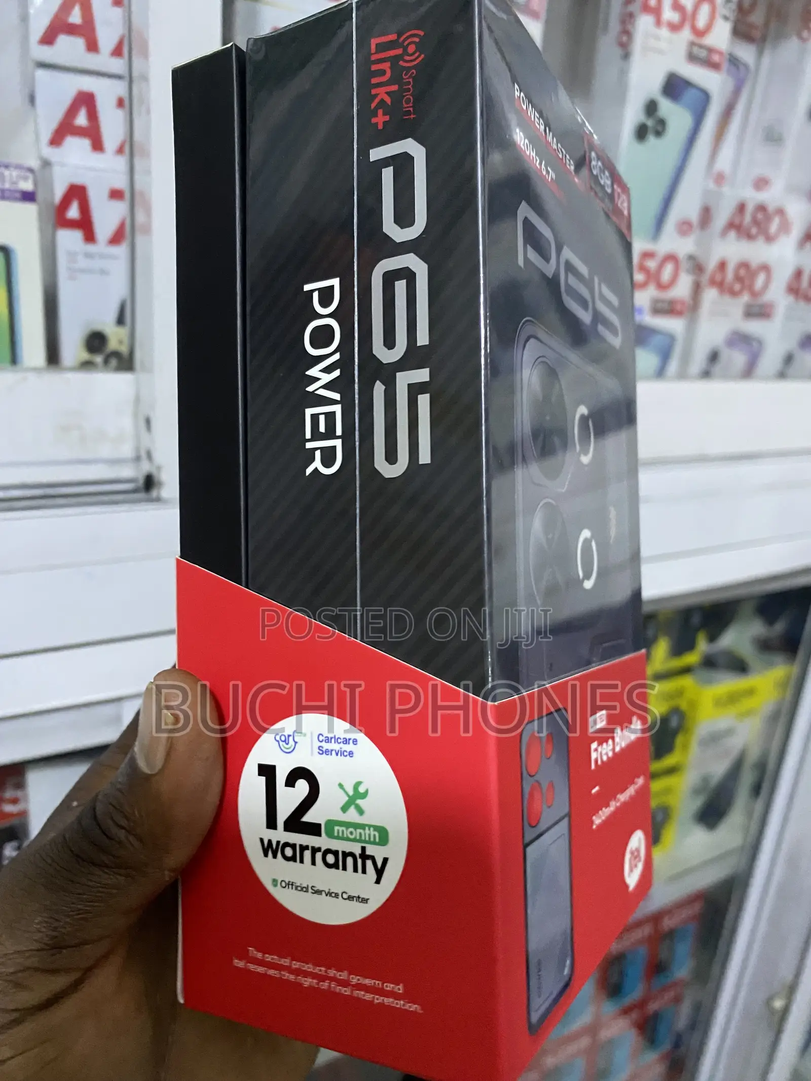 New Itel P65 128 GB Black