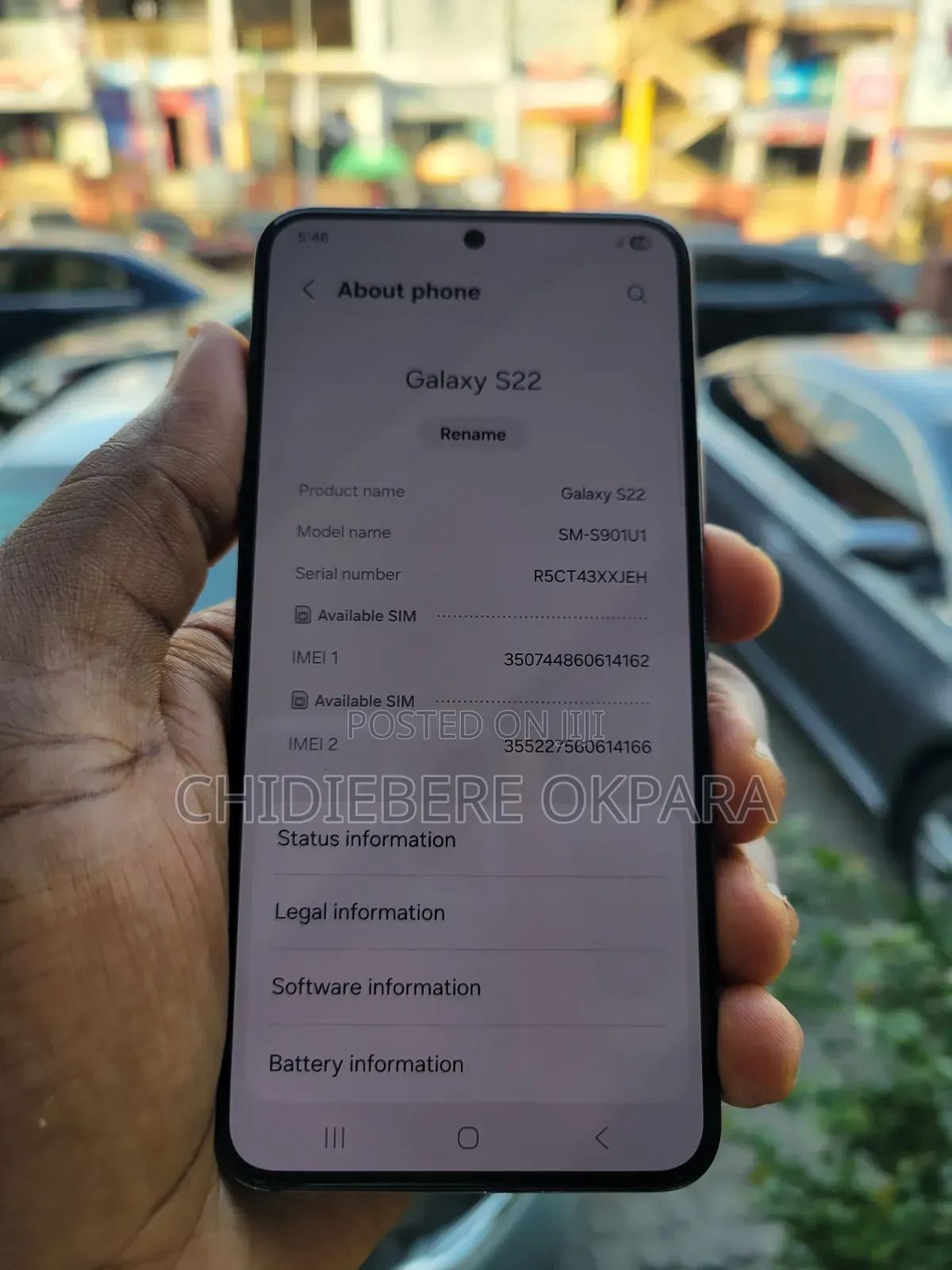 Samsung Galaxy S22 5G 128 GB Black