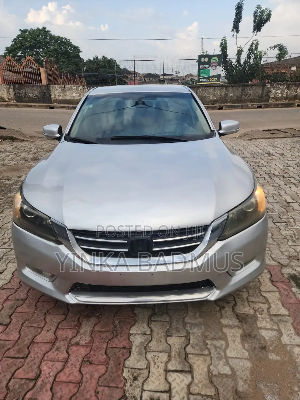 Honda Accord EX-L V-6 4dr Sedan w/Navigation (3.5L 6cyl 6A) 2014 Silver
