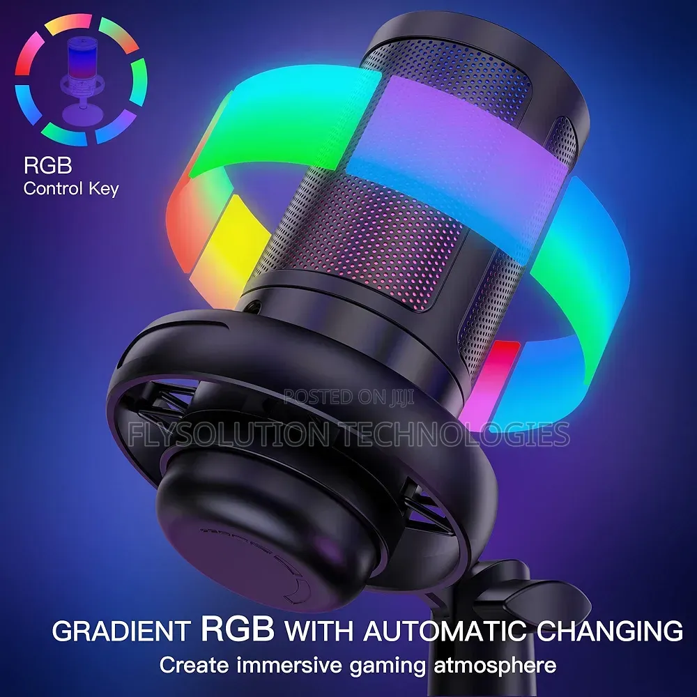 Usb Condenser Desktop Microphone for Pc Gaming Podcast Streaming