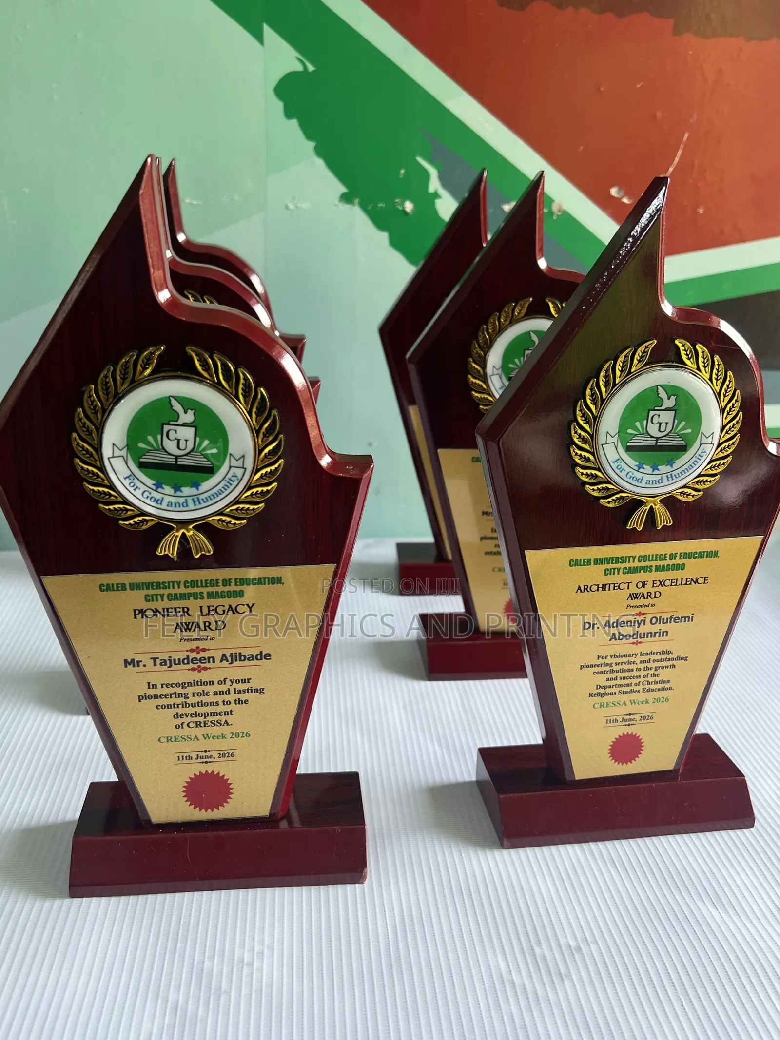 Wooden Award Plaque