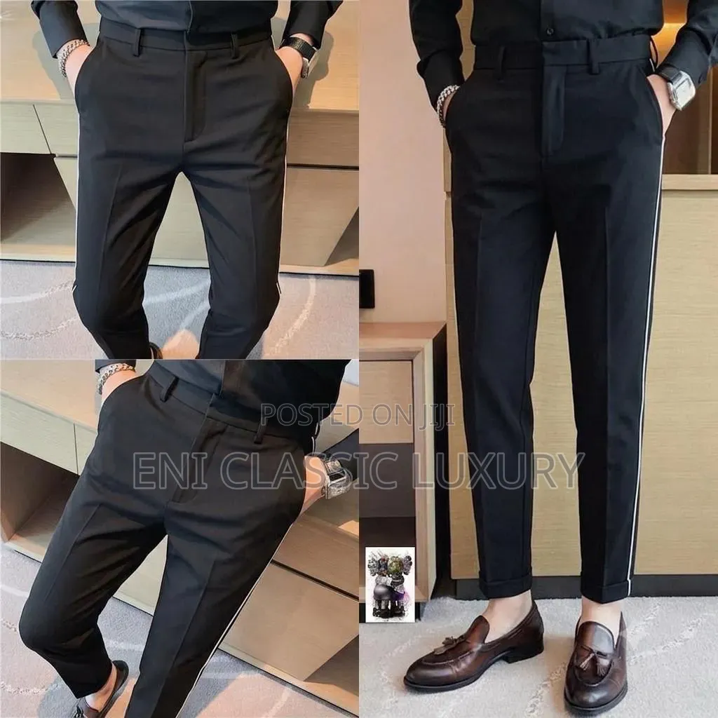 Top Quality Luxury Men's Cargo Pants Trousers Well Banded