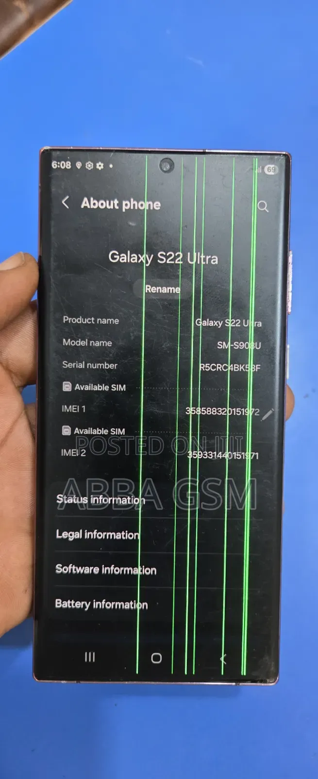 Samsung Galaxy S22 Ultra 128 GB Purple