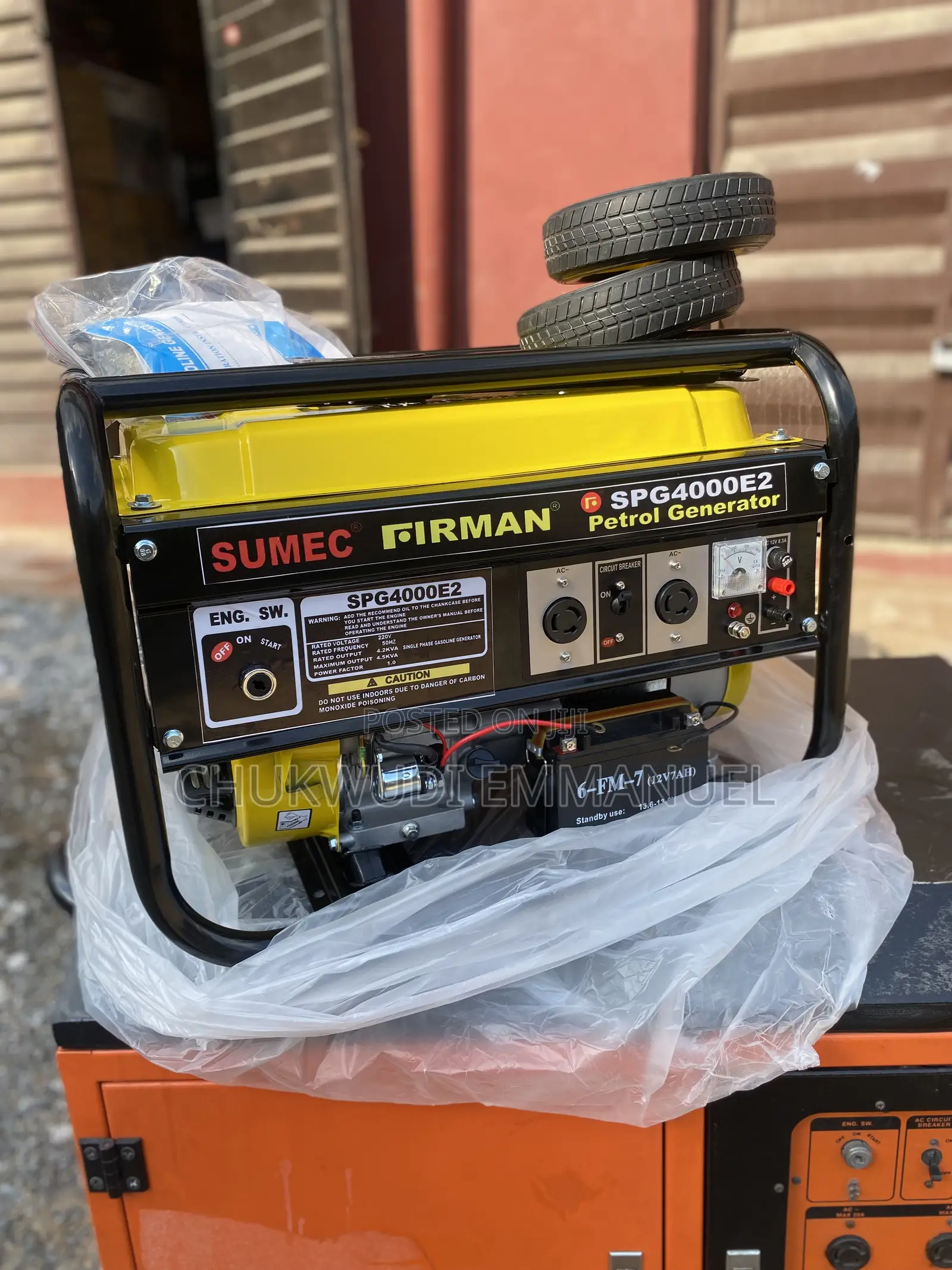 Sumec Fireman 4.5kva Generator – Powerful Fuel Efficient